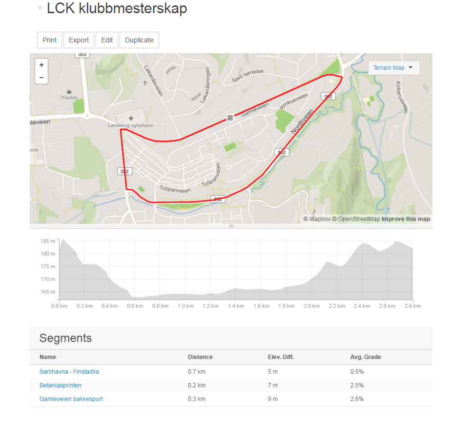 KM landevei